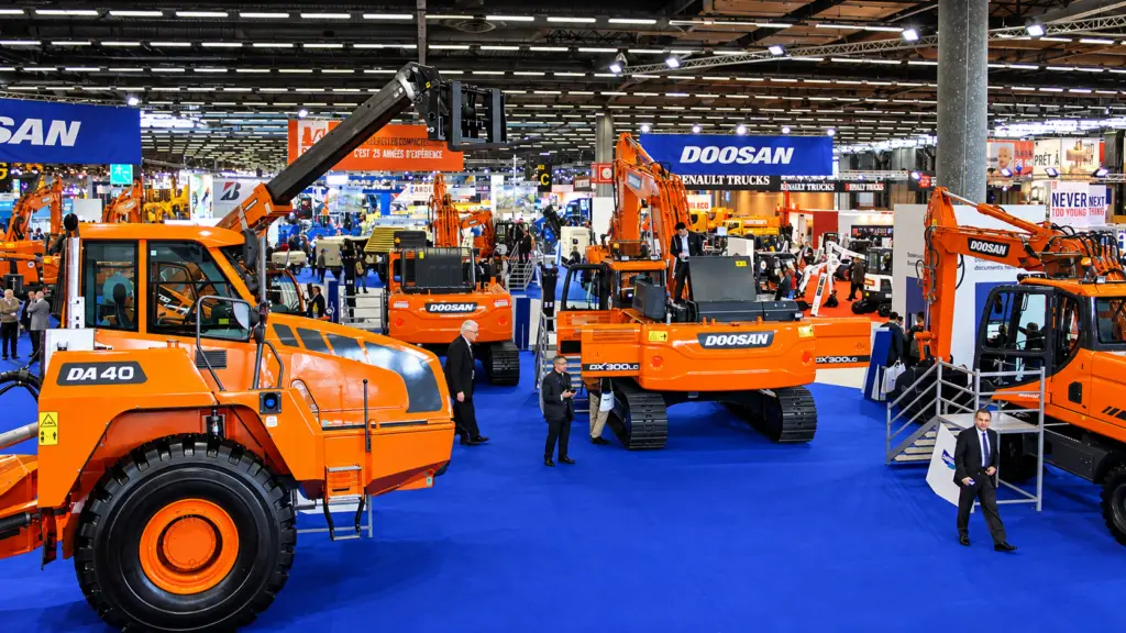 Doosan · Le stand