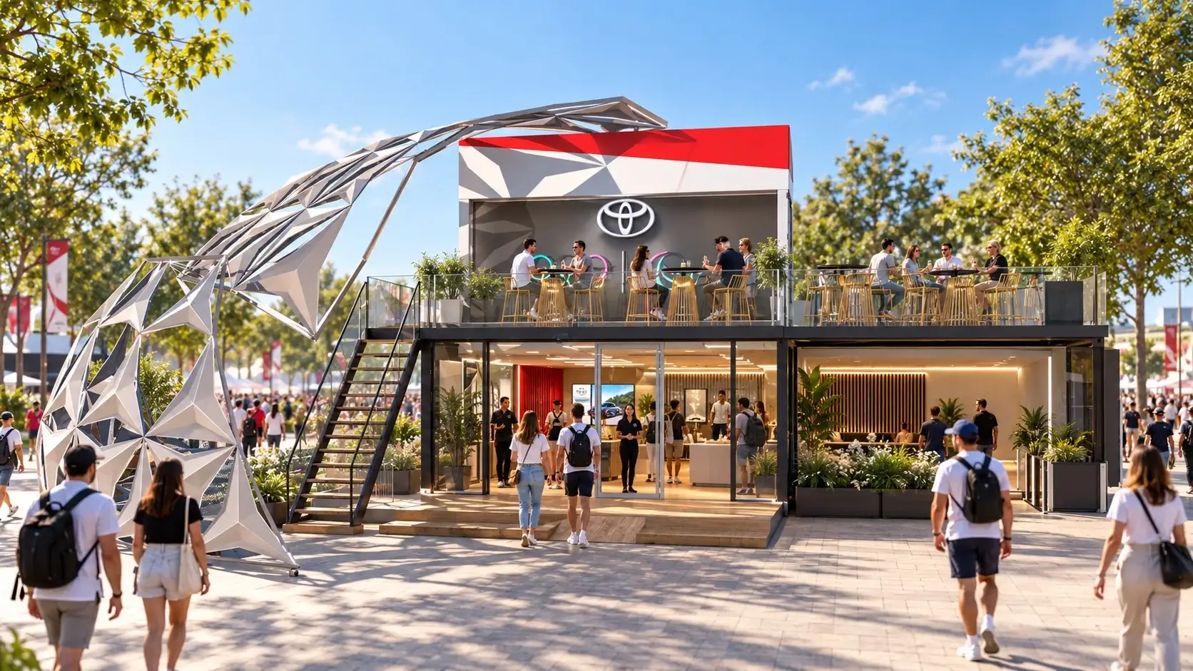 Toyota — un point de rencontre dans la ville — VS-FACTORY®