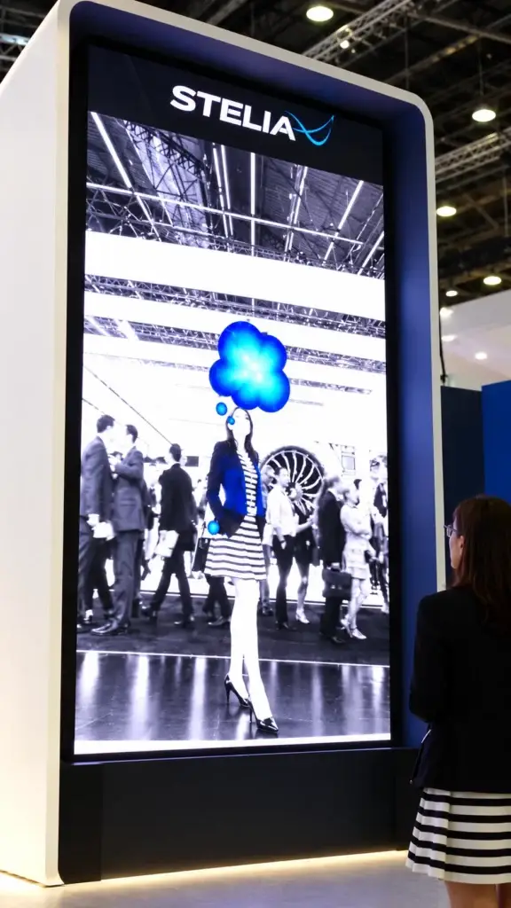 STELIA — le visiteur entre dans l'image